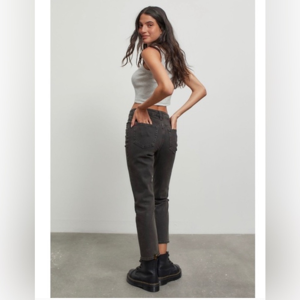 BDG urban outfitters skinny straight black/charcoal jeans